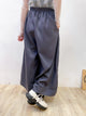 2310085 MAI Embroidery Wide Pants - CHARCOAL