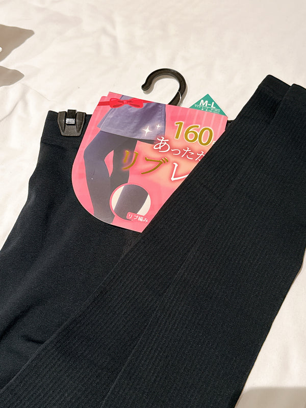 2511124 OS 160D Warm Ribbed Leggings