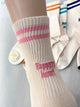 KRS03 Double Stripes Happy Socks