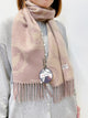 2310074 SO (MIJ) Cats Circle Pattern Stole