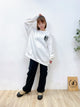 2310067 GL Checked Emb. Logo Pullover - WHITE