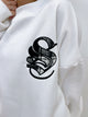 2310067 GL Checked Emb. Logo Pullover - WHITE