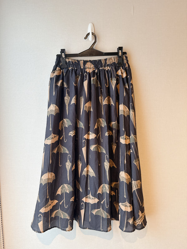 2509161 SW Umbrella Print Skirt