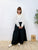 2310105 GL Pearls Ruffles Collar Top - WHITE