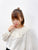 2310105 GL Pearls Ruffles Collar Top - WHITE