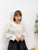 2310105 GL Pearls Ruffles Collar Top - WHITE