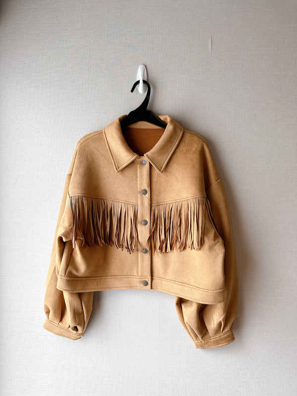 2509154 EST Tassel Short Coat