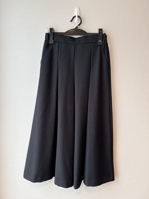 2509205 OS Pleated Wide Pants - Black