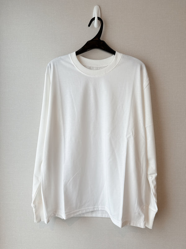 2509087 MMO Crew Neck Long-sleeve Tee - White