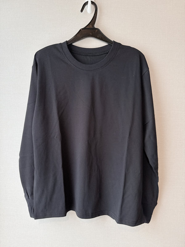 2509087 MMO Crew Neck Long-sleeve Tee - Black
