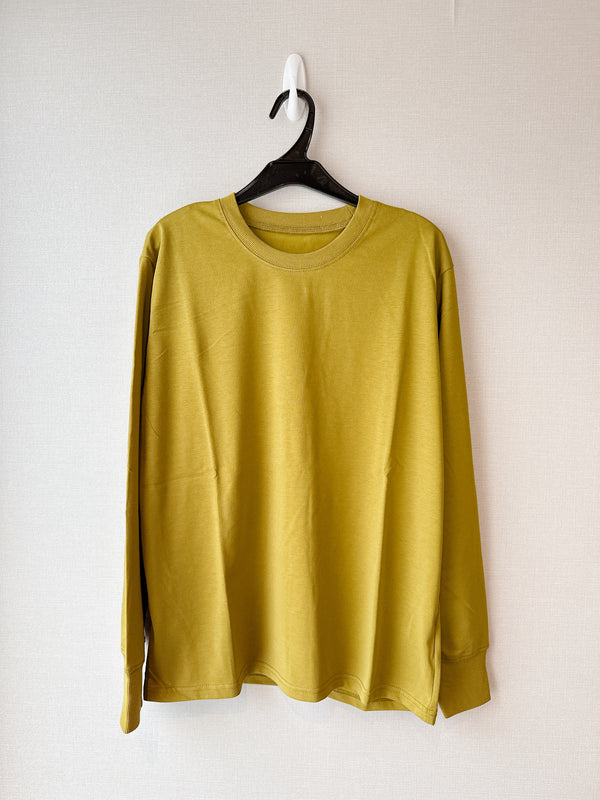 2509087 MMO Crew Neck Long-sleeve Tee - Yellow
