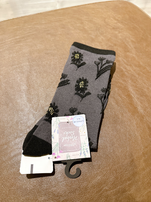 2509216 ST Floral Print Socks