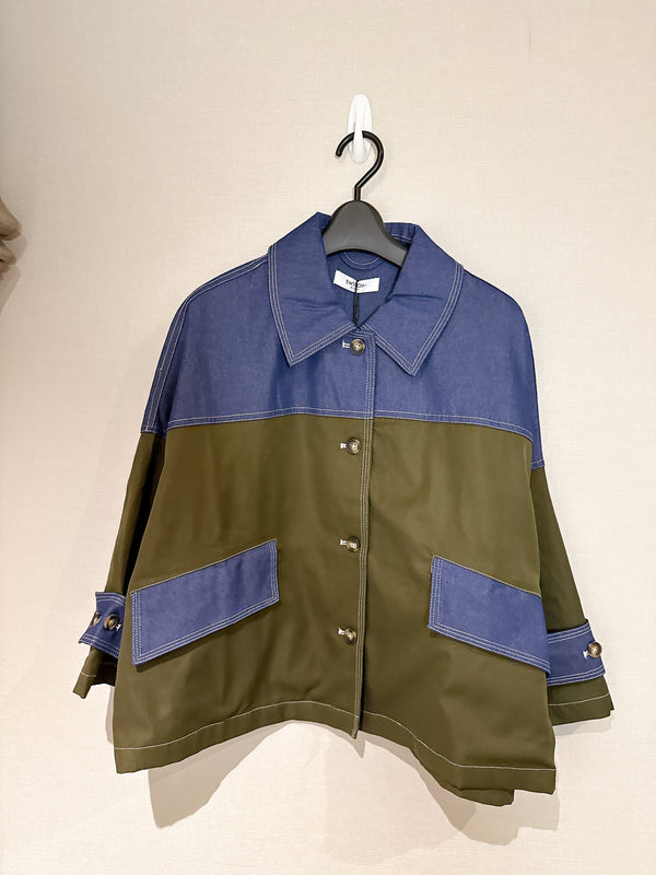 2509208 SW Patchwork Denim Outer - Blue