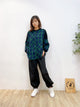 2310111 LUP Flannel Check Shirt - BLACK