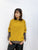 2310100 MY Scheme Ribbed Dolman Pullover - MUSTARD