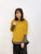2310100 MY Scheme Ribbed Dolman Pullover - MUSTARD