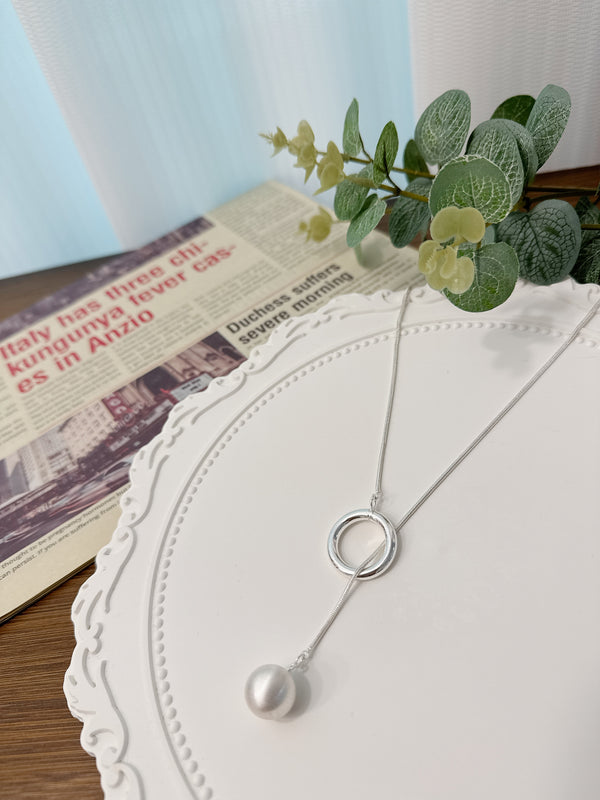 2505050 JF Silver Solid Ball Necklace