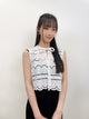 2308009 DT Wave Lace up Vest - WHITE