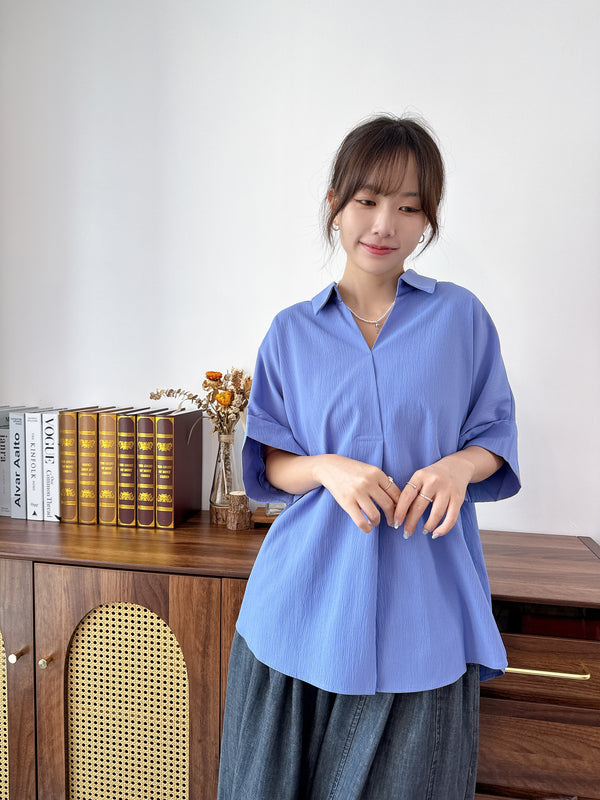 2507062 TU Silhouette Shirt  - Blue