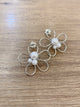 2308033 AGI Flower & Pearls Earrings