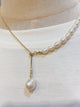 2308038 MAG Freshwater Pearl Slide Chain Necklace