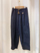 2308104 JA Two Tone Pants - BLACK