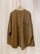 2308106 JA Round Collar Shirt - BROWN