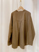 2308106 JA Round Collar Shirt - BROWN