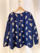 2308101 JA Cotton Loose Outer - NAVY