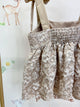 2310007  Floral Bows Shoulders Vest - BEIGE