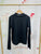 2310004  High Neck Rib Tee - BLACK