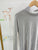 2310004  High Neck Rib Tee - GREY