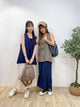 2308017 LUP Striped Dobby Vest - NAVY