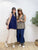 2308017 LUP Striped Dobby Vest - NAVY