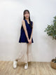 2308017 LUP Striped Dobby Vest - NAVY