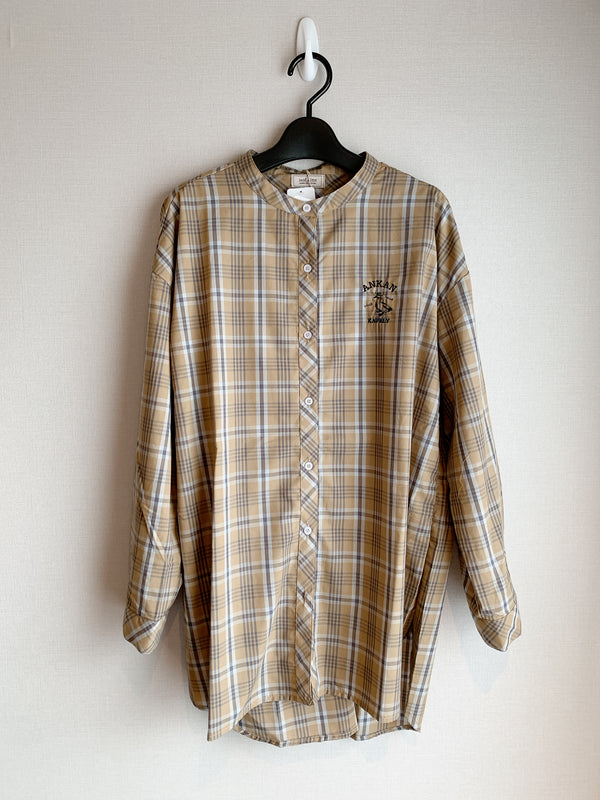 2409117 IS Emb. Check Shirt - Yellow