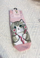 2310048 MO Cats Print Socks