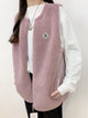 2309081 CONS Berber Patchwork Logo Vest