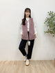 2309081 CONS Berber Patchwork Logo Vest
