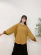 2309074 LUP Check Sleeves Pullover - YELLOW