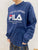 2310056 FI Words Logo Pullover - NAVY