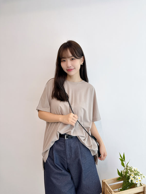 2505062 MMO Cool Touch Dolman Tee - Greige