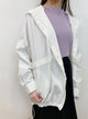 2309088 AI 2 Way Cotton Hood Shirt - WHITE