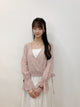 2309070 BAB 2-way Jacquard Blouse - PINK