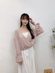 2309070 BAB 2-way Jacquard Blouse - PINK