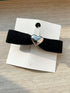 2401090 PA Bow With Heart Hair Clip