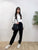 2308058 SK 2-way Sleeves Lace Blouse - WHITE