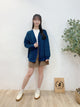 2309078 SH Light Quilted Double Pocket Jacket - NAVY