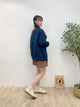 2309078 SH Light Quilted Double Pocket Jacket - NAVY