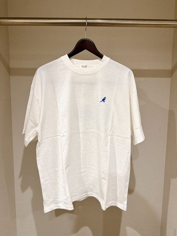 2507083 KAN Back Round Logo Print Tee - White